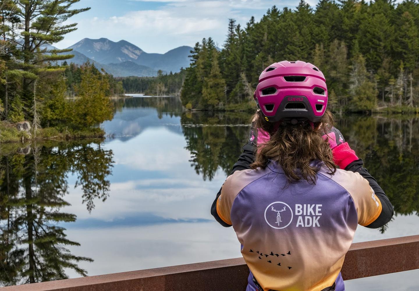 The view at Boreas Ponds speaks for itself. It's why we ride for the Adirondacks. 