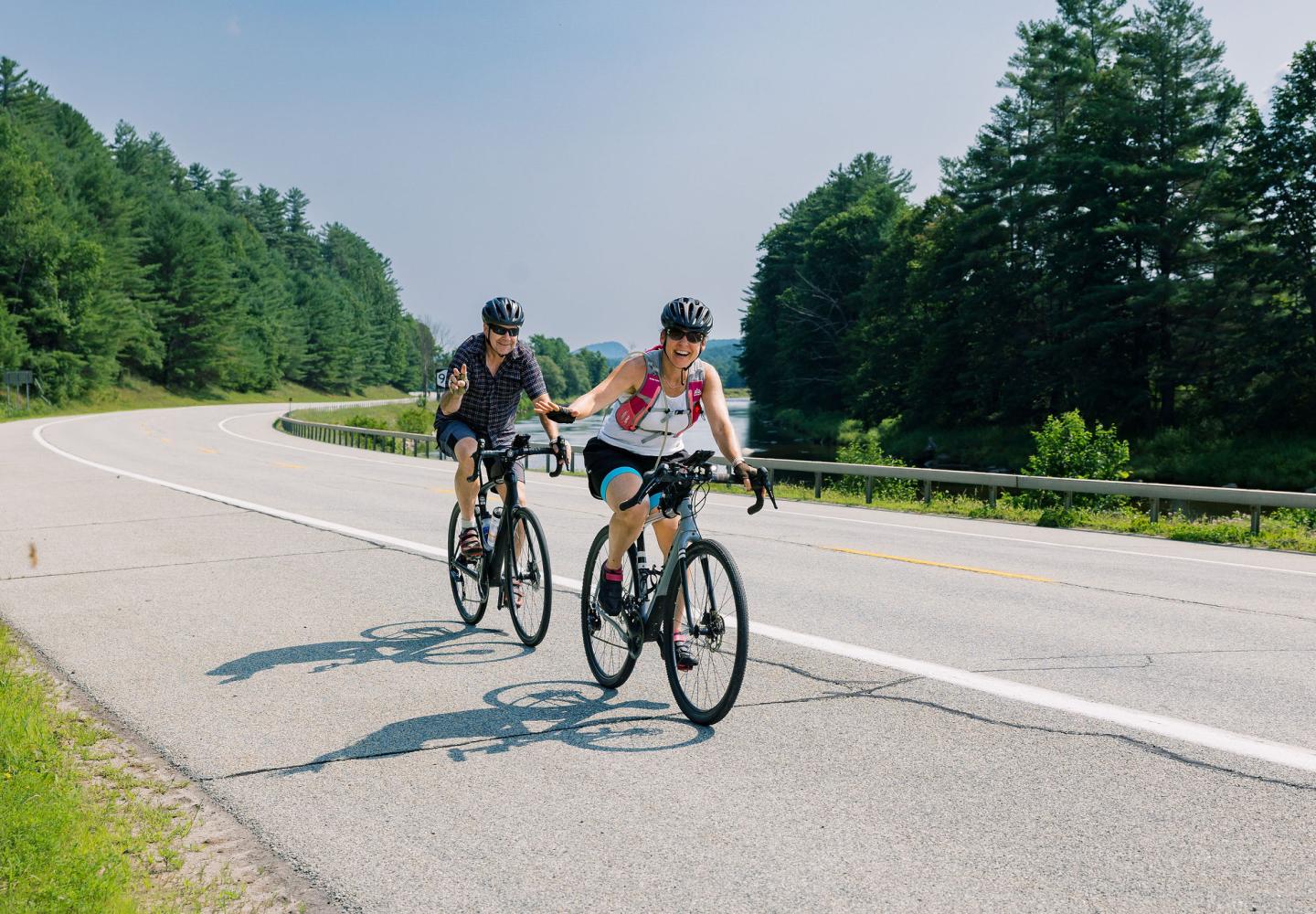 Cyclists participate in Ride for the River benefitting the Ausable Freshwater Center
