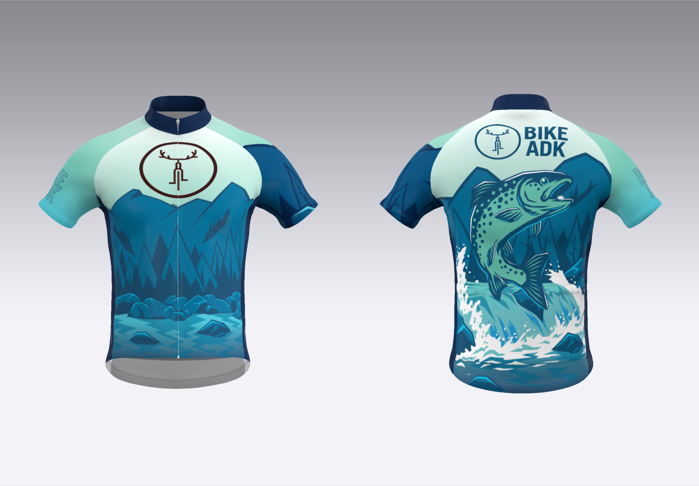 Bike Adirondack custom jerseys.