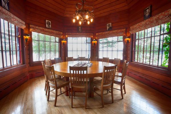 All meals are served in this incredible dining hall.