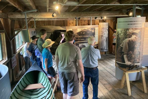 What's a trip to Great Camp Sagamore without a tour. 