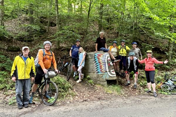 You never know what you'll find on the Great Camp Sagamore Gravel Experience