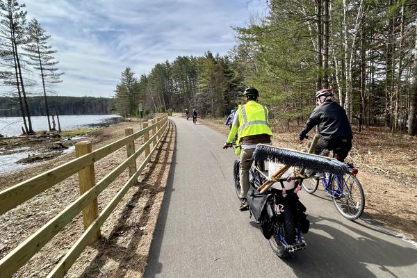 Construction is underway on Phase 2 of the Adirondack Rail Trail.