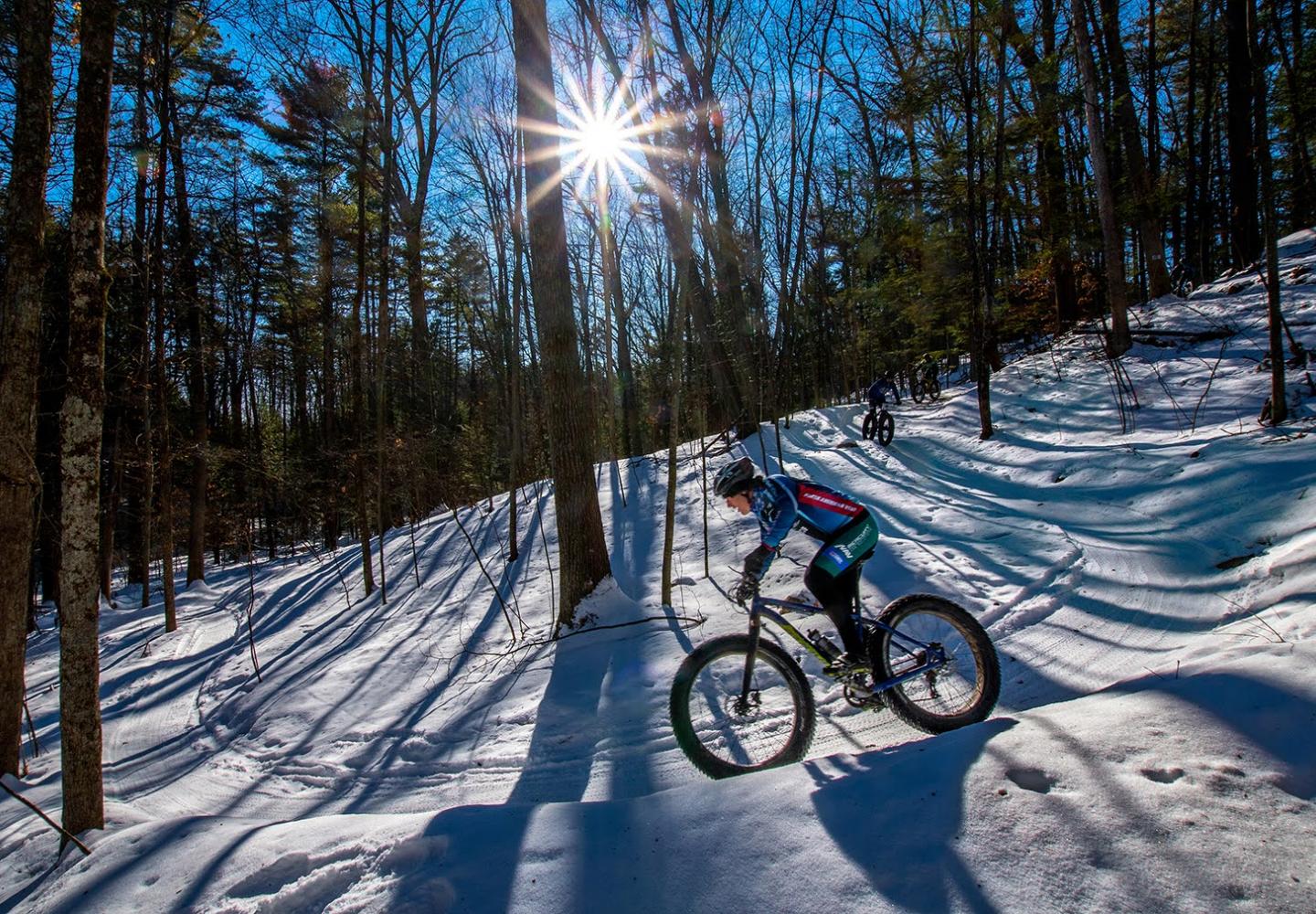 Gurney Lane is an incredible spot for winter riding. 