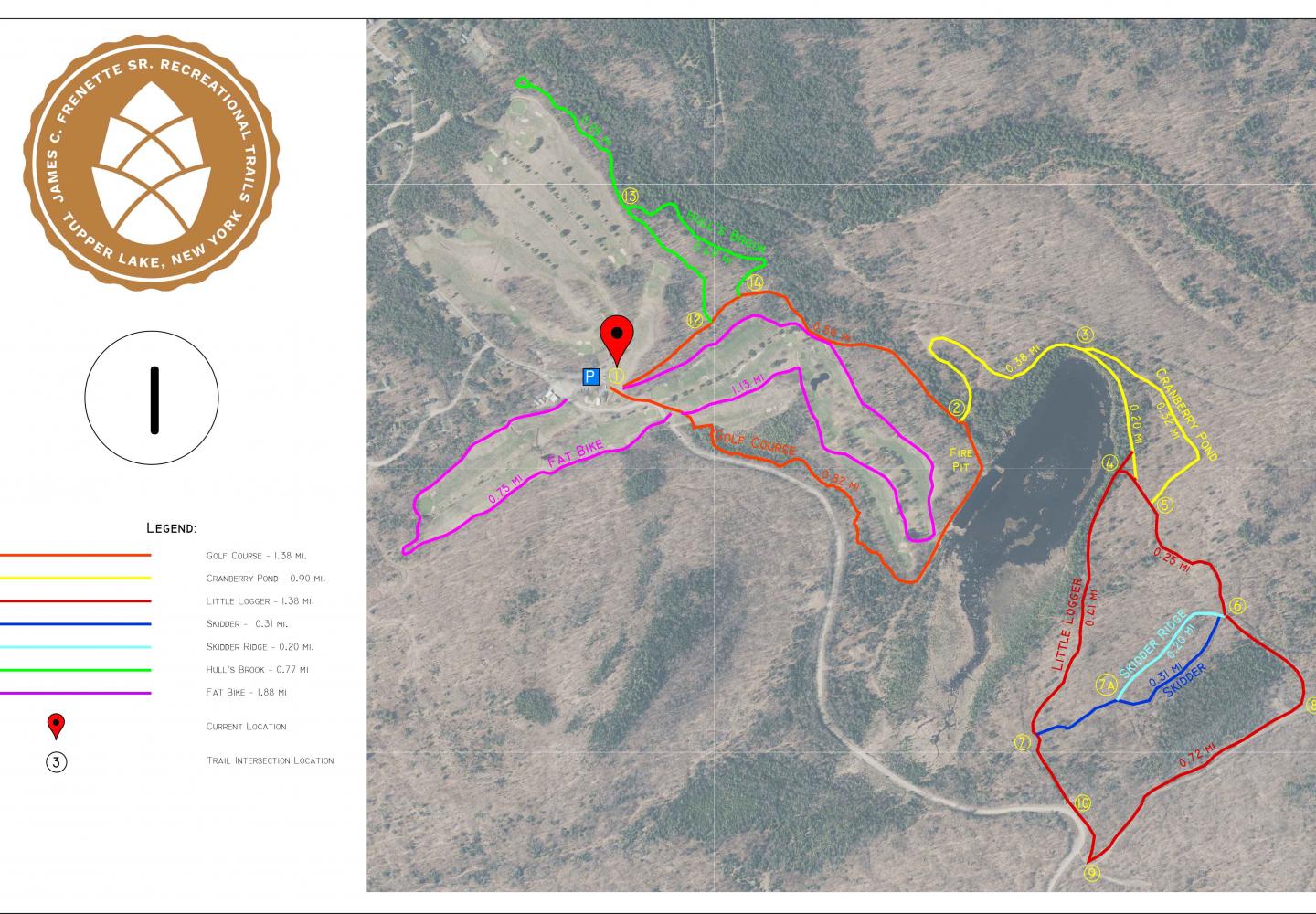 Tupper Lake Country Club Map