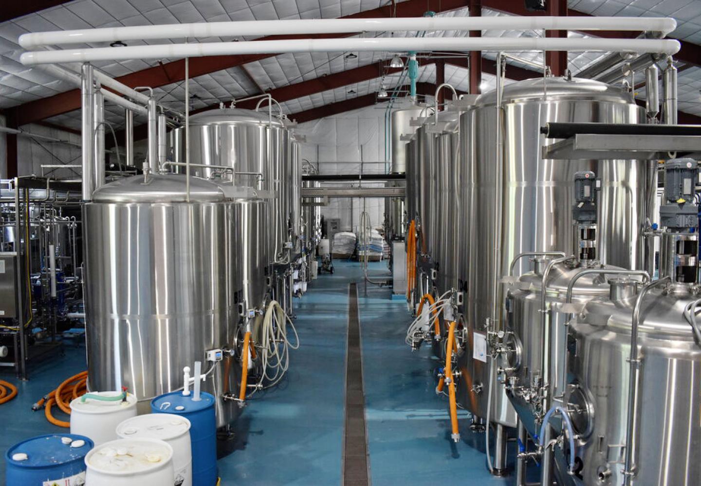 Paradox Brewery tanks