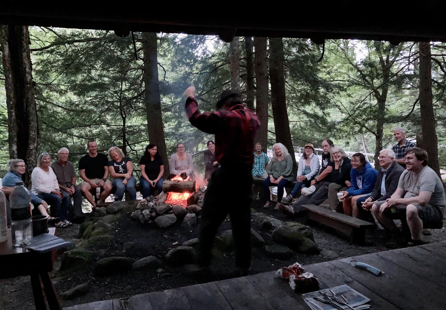 Nothing like live storytelling around a campfire.