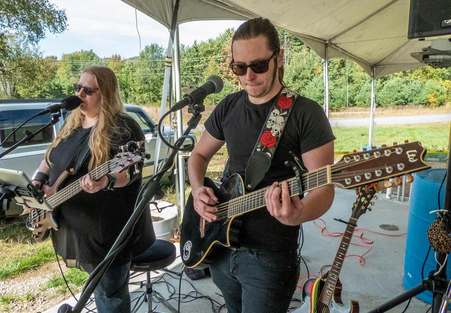 Is there anything better than live music after a great day on the bike?