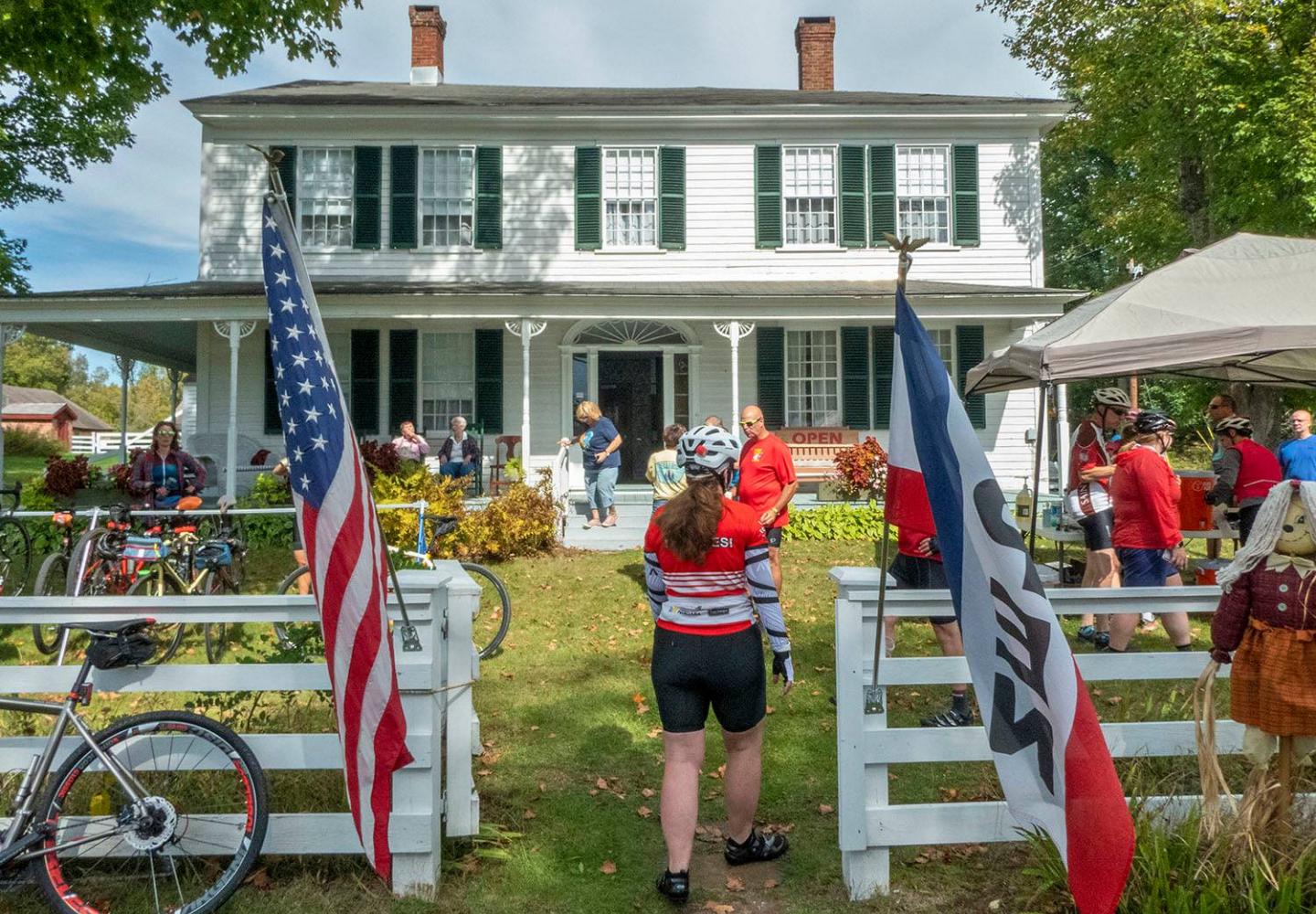 The second stop featured the amazing 1800's Penfield Homestead Museum.