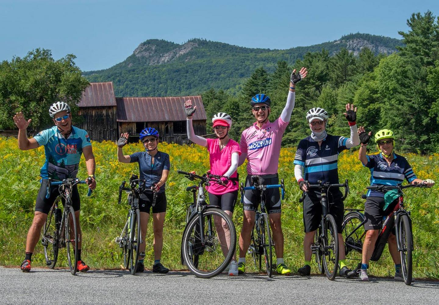 Our small group week-long tours are such a fabulous time. This one just happens to be the Ciclismo Classico Adirondack Odyssey crew.