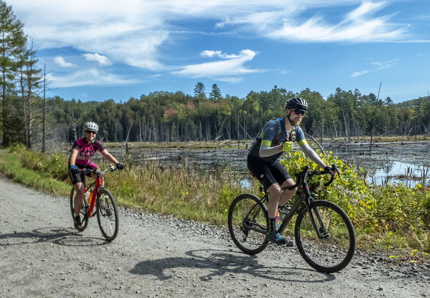 Fall gravel riding during the Handlebarley