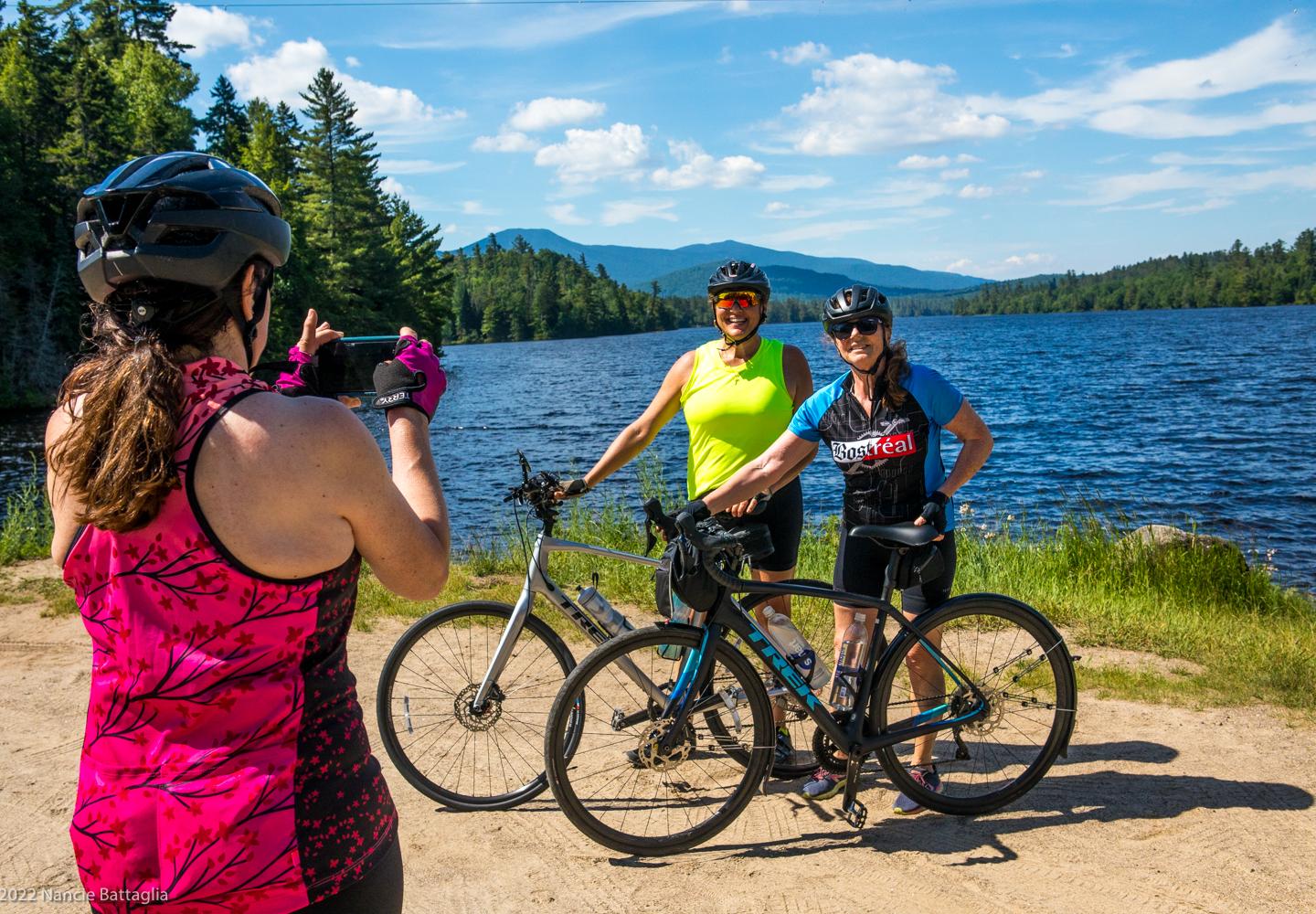 Picture stop at Franklin Falls Flow.