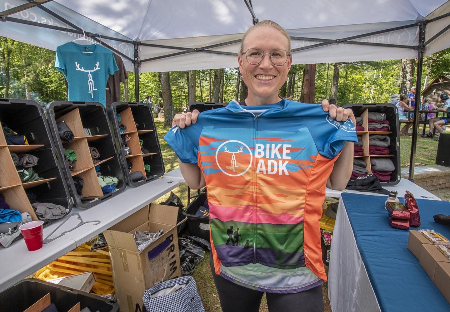 Sydney making the BikeADK retail shine.