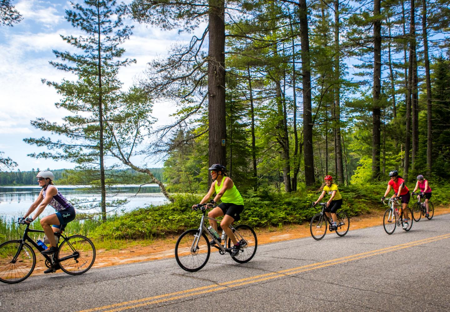 July 2022 - The bliss of an Adirondack backroad on the Women's Weekend.