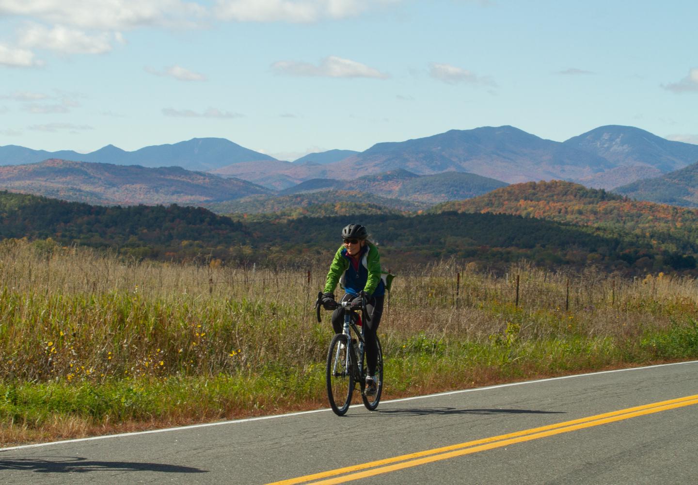 Adirondacks on one side, Greens on the other. Oh those mountain views of Essex, NY. 