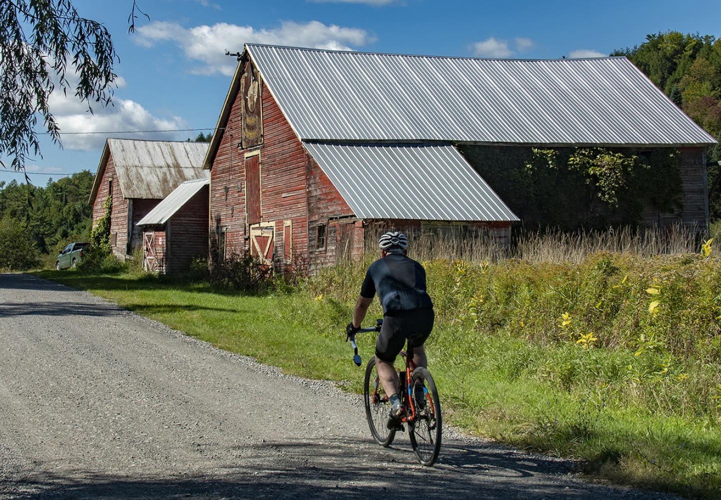 Of course, there are barns. 