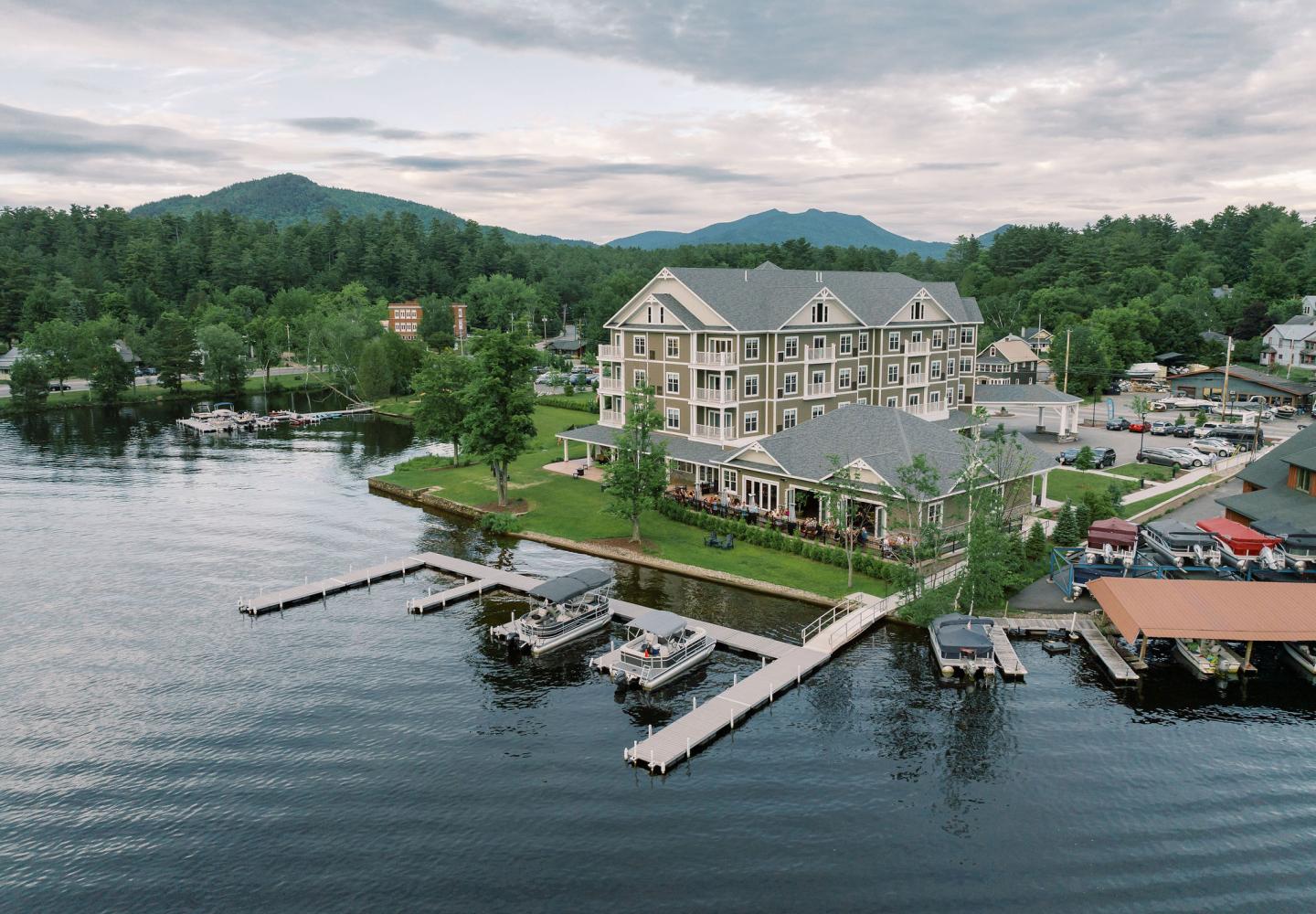 The Saranac Waterfront Lodge, our host for the Adirondack Women's Weekend.