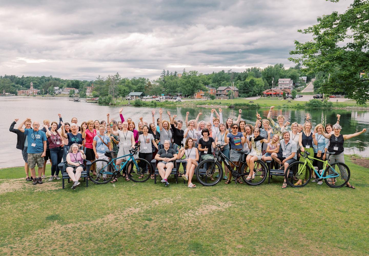 Now this was a group who knows how to have fun. Especially while riding bikes.