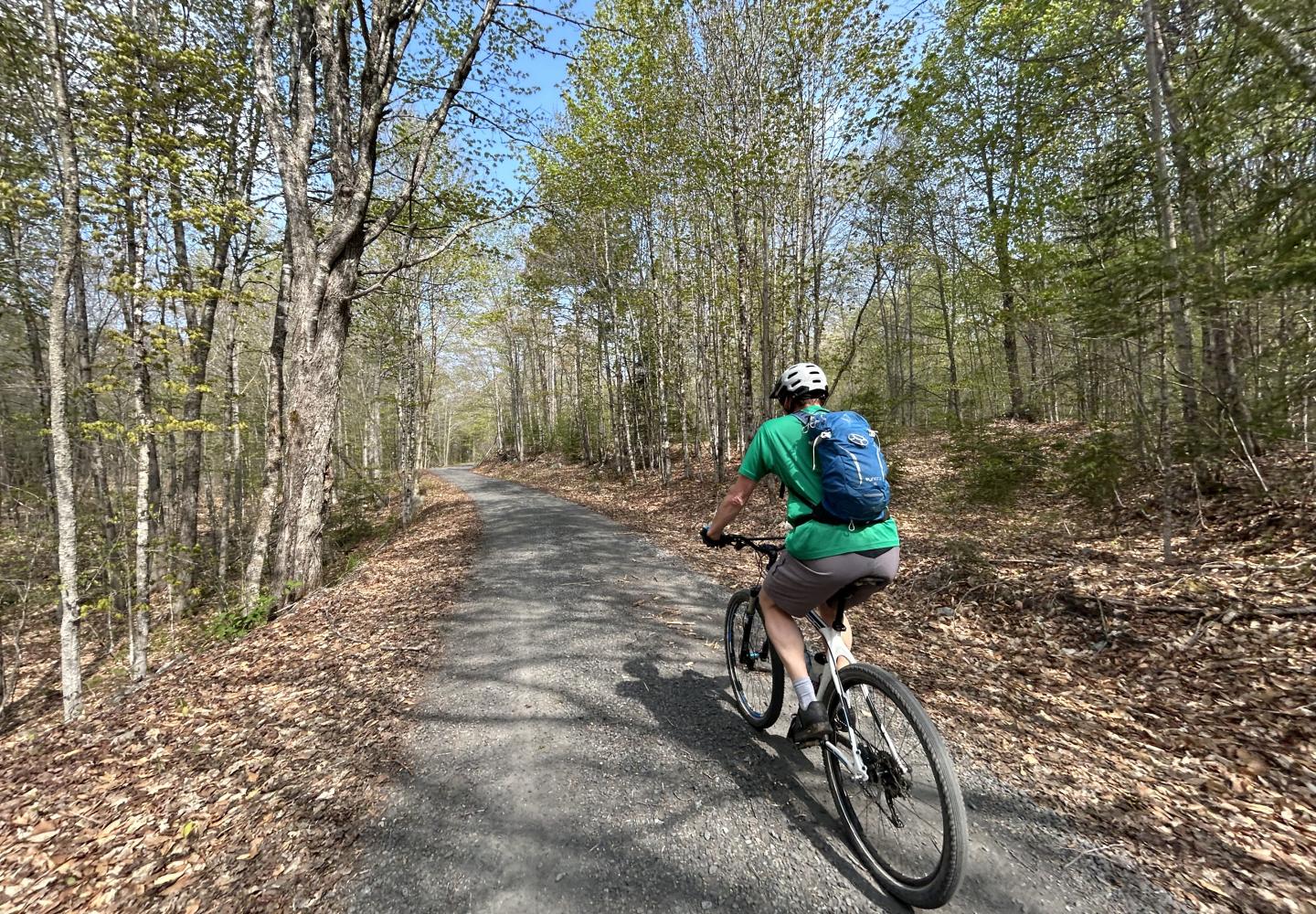 The best thing about early season riding to Boreas Ponds is zero vehicle traffic.