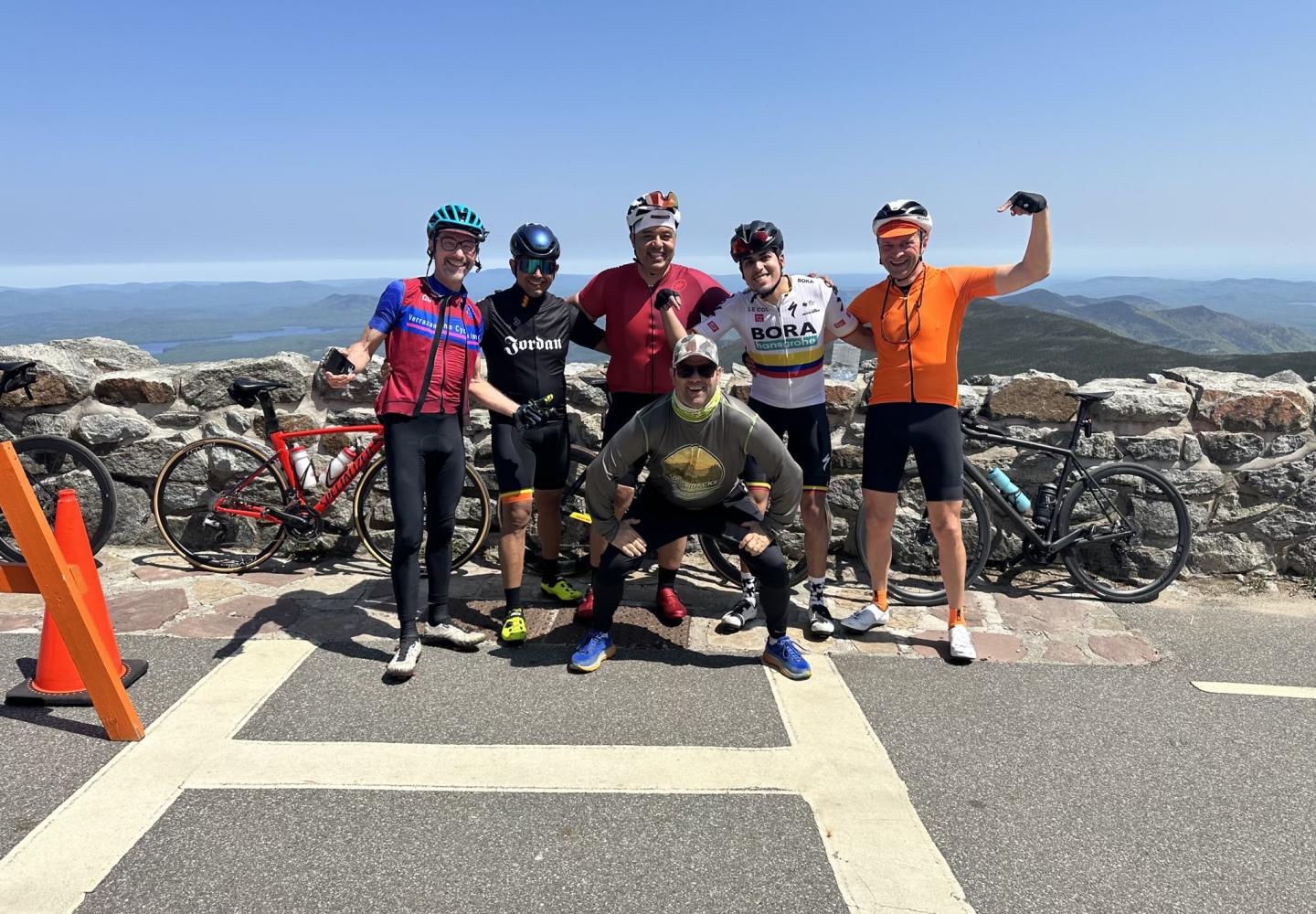 June 2023 - ADK Uniters celebrate the summiting Whiteface Mountain.