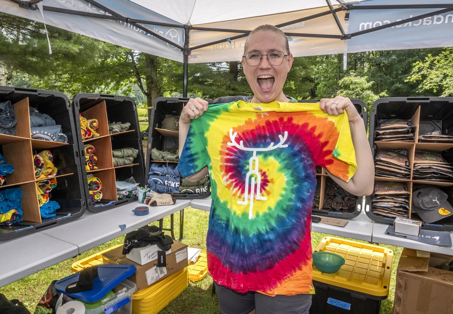 BikeADK cosmic merch to go with the finish party soundtrack. 