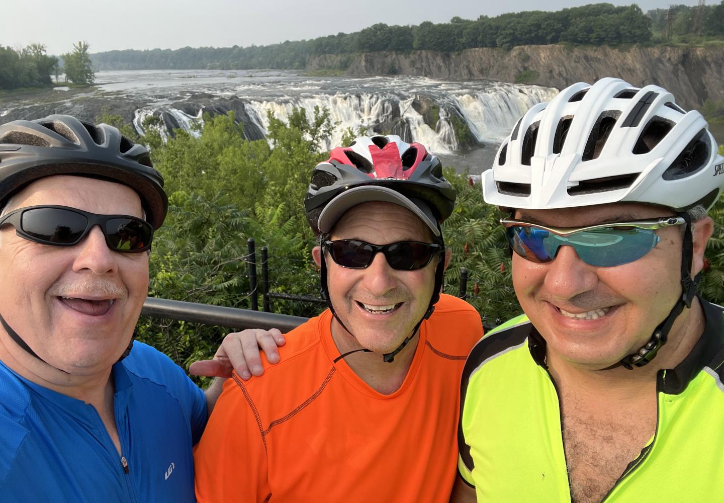 There's nothing like a great bike ride to make new friends. And that's exactly what happened during the July Great Camp Sagamore Experience. Less than a week later and these fellas linked up again for a ride on the Mohawk Hudson Bike Trail past Cohoes Falls. Thanks for sending the photo, Jack.