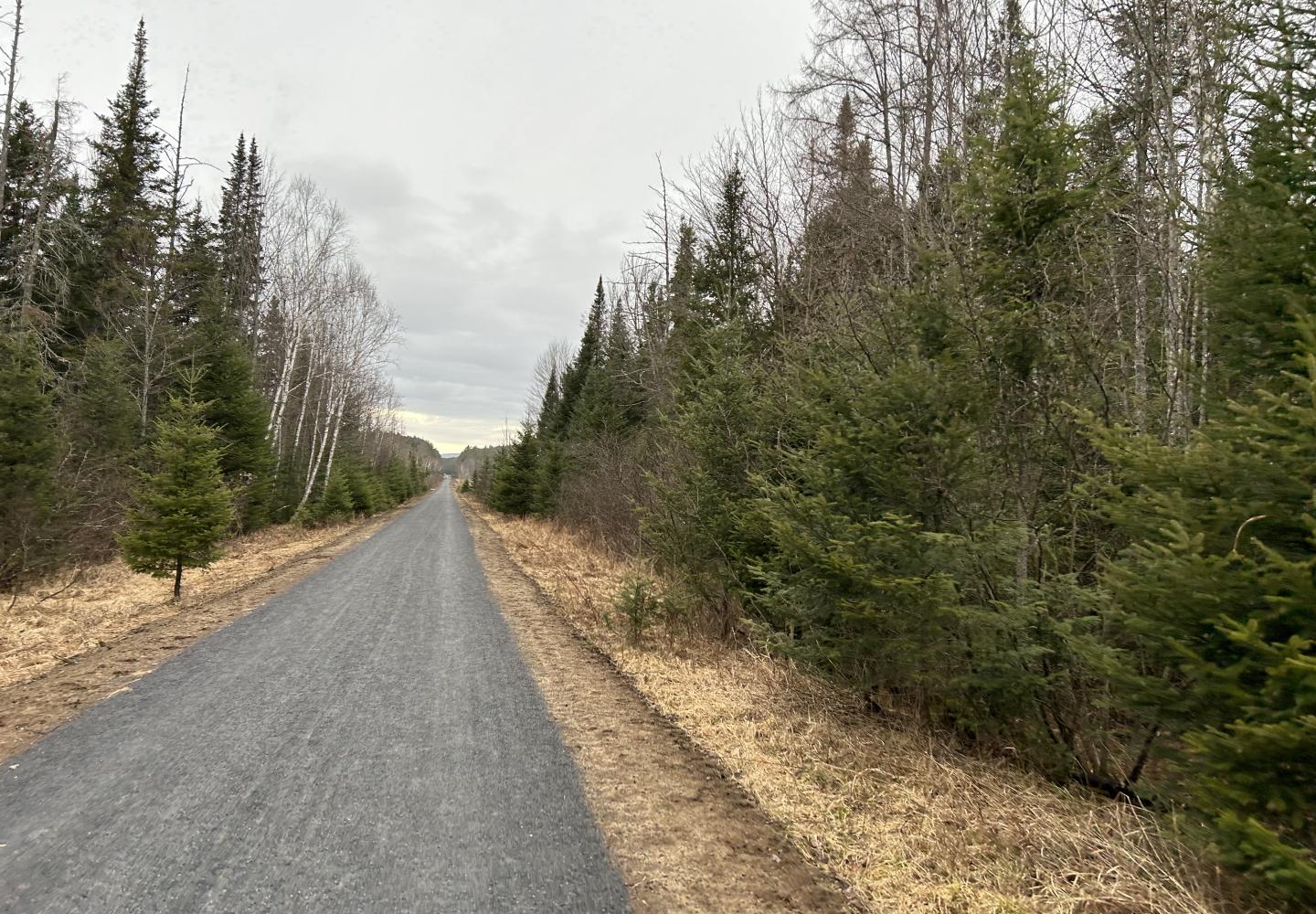 The Adirondack Rail Trail between Lake Placid and Saranac Lake as photographed on March 5, 2024.