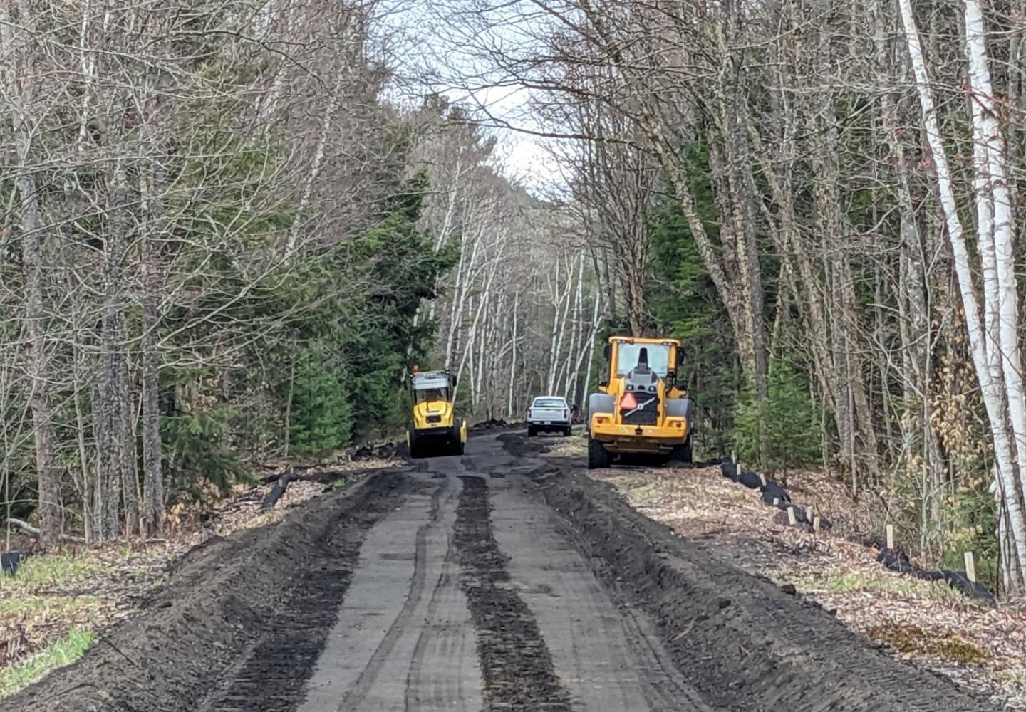 Construction of the 15-mile Phase 2 section of the Adirondack Rail Trail is underway.