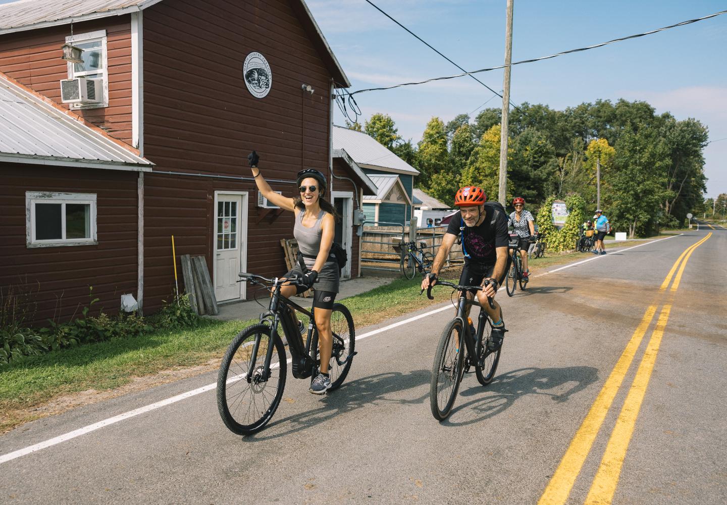 Bike the Barns is a do not miss farm-by-bike tour featuring local farm stops mixed with fabulous rural road cycling in the Champlain Valley.