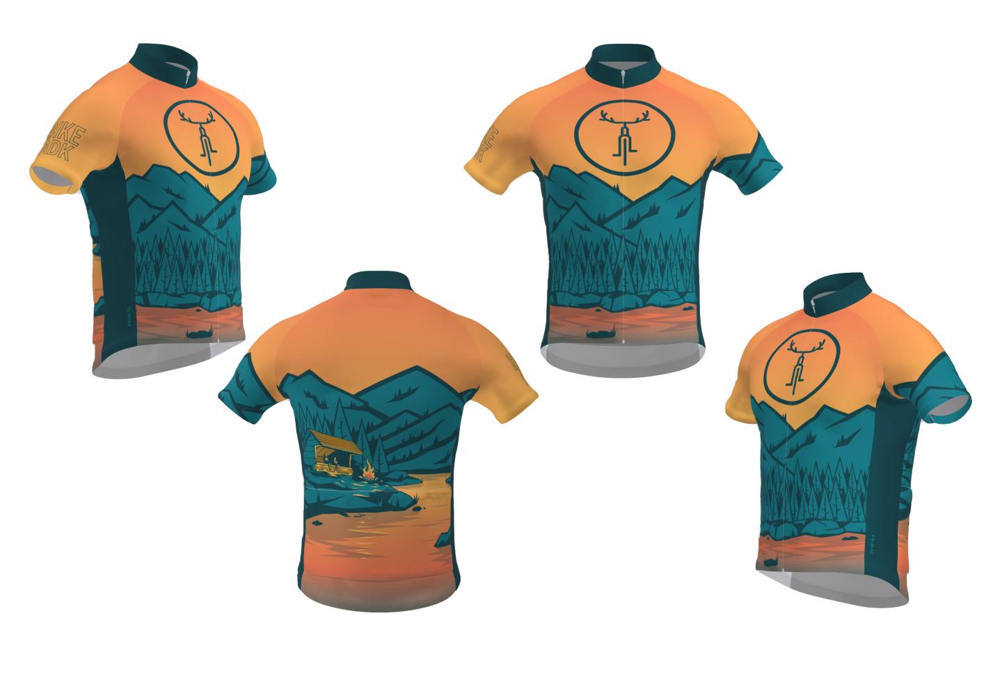 Bike Adirondacks offers high visibility bicycling jerseys.