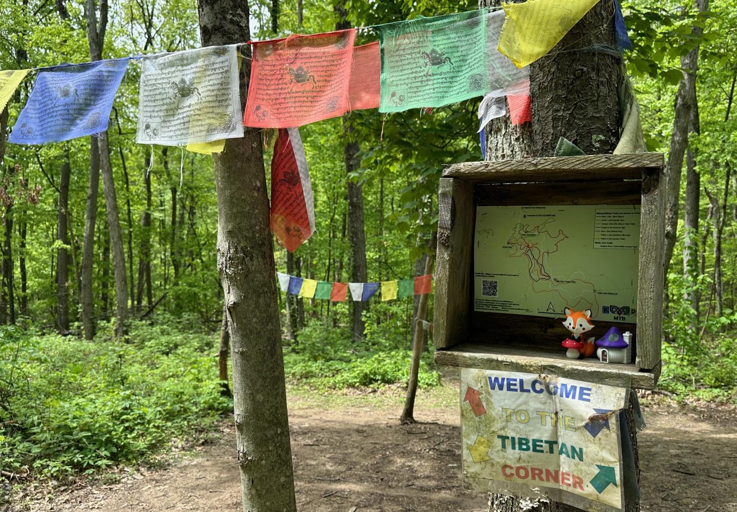 Tibetan corner at Kalabus Perry in northern Saratoga County.