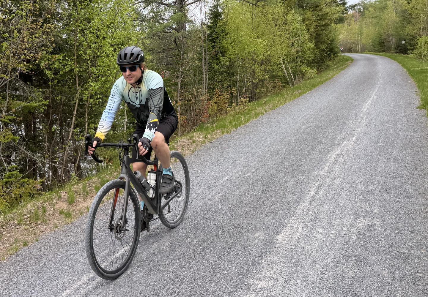 Bike Adirondacks owner Doug Haney on the Adirondack Rail Trail