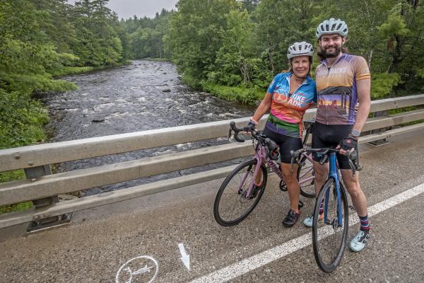 Riding for the river is an annual family tradition for this crew. 