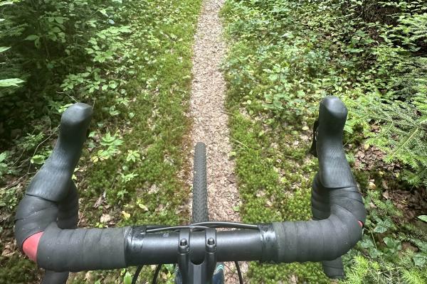 Looking for a easy to moderate gravel route without a lot of climbing. Phil Brown did the research on this dandy just outside of Saranac Lake.