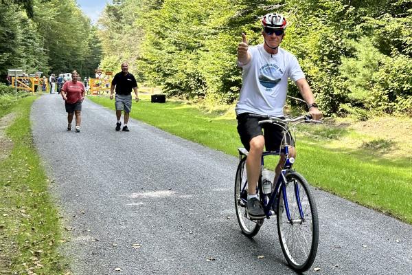 Now that there are a lot of users on the Adirondack Rail Trail, it's important to follow these simple tips to enjoy it safely.