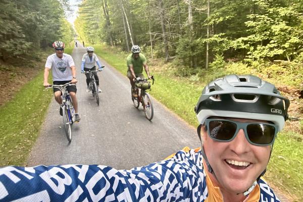 Riders enjoy Phase 2 of the Adirondack Rail Trail