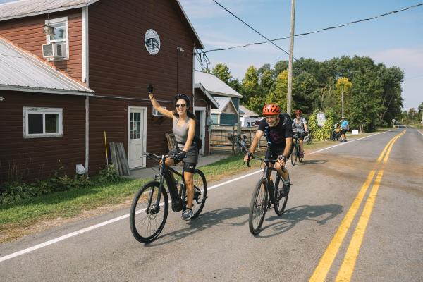 Cyclists enjoy Bike the Barns, which raises money for the Adirondack North Country Association